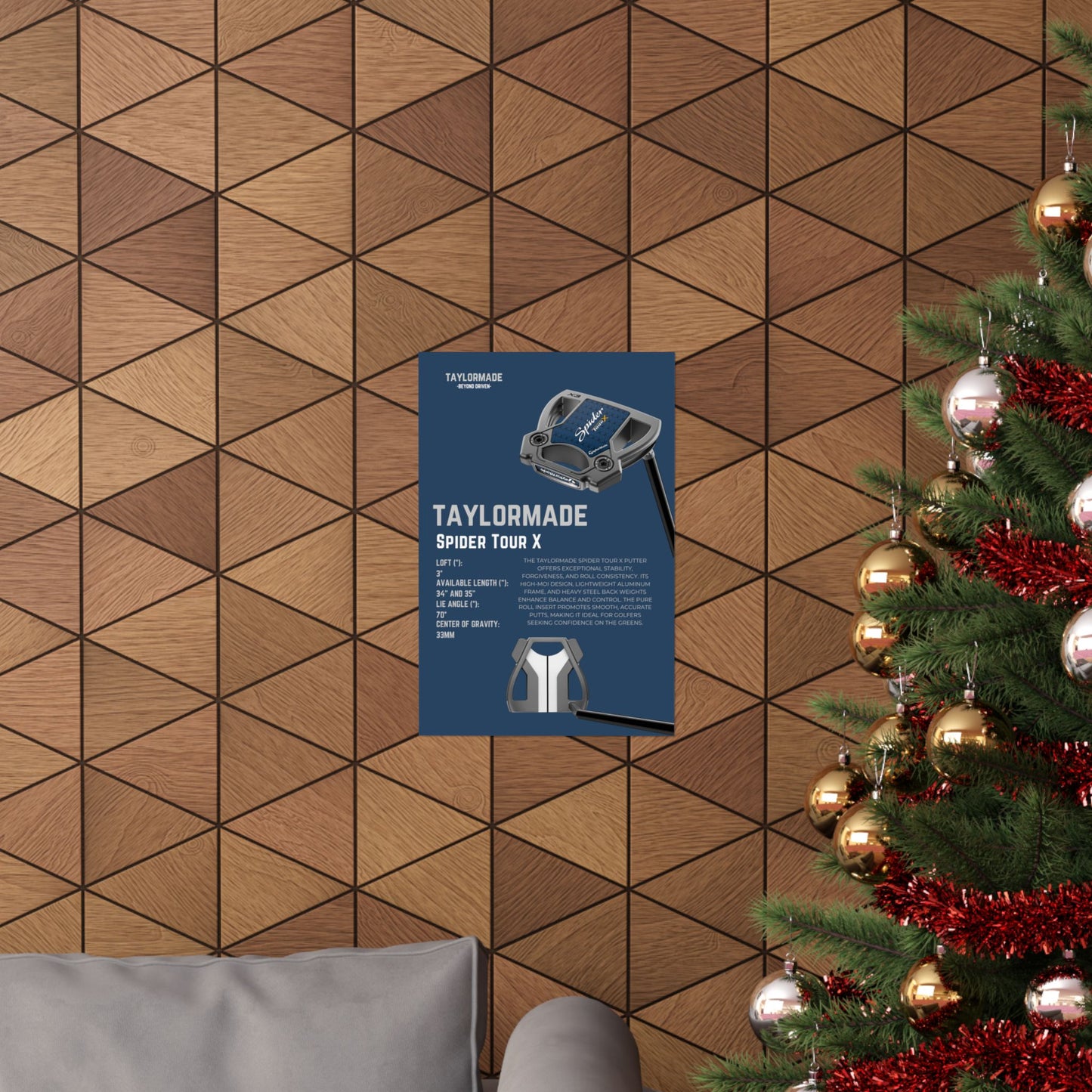 Taylormade Spider Tour X - Poster