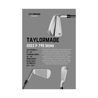 Taylormade 2023 P-790 Irons - Poster