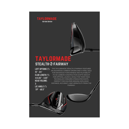 Taylormade Stealth 2 Fairway - Poster