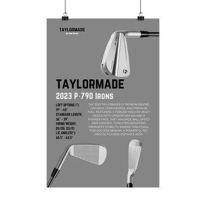 Taylormade 2023 P-790 Irons - Poster