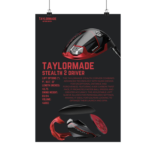 Taylormade Stealth 2 Driver - Poster
