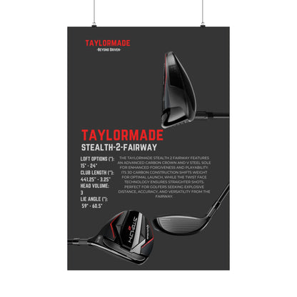 Taylormade Stealth 2 Fairway - Poster